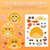 Panzong 42 PCS Make-A-Face Sticker,Safari Stickers for Kids,Make Your Own