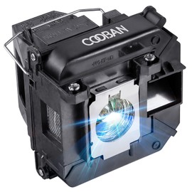 COOBAN ELPLP68 /V13H010L68 Replacement Projector Lamp Bulb with Housing for Epson PowerLite Home Cinema 3020e 3020 3010e 3010, EH-TW6000 EH-TW5910 EH-TW6100 EH-TW5900 H421A H450A Projector Lamp