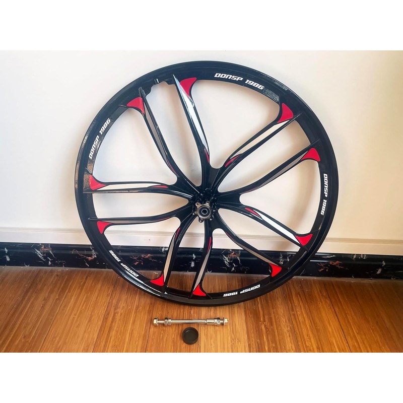 CDHPOWER 26" Rear Magnesium 10 Blads Wheel Only for Rotary