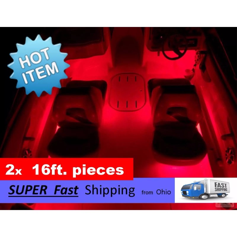 32ft. ___ BIG kit ___12v LED light kit - pontoon