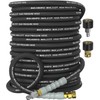 NAVOHEVEN Pressure Washer Hose 100FT 4000 PSI, Kink Resistant Steel