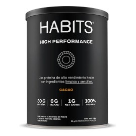 Proteína Vegana Habits High Performance Cacao 578g