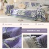 DREAMINGO Reversible Floral Sofa Covers Woven Chenille Couch Cover for