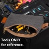 Tool Bag, 3 Size Canvas Zipper Bag, Tool Bag Organiser,