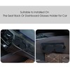 DODAMOUR Sunglass Holder for Car, ABS Glasses Storage Case, Self