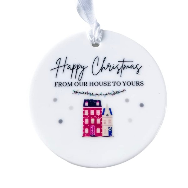 Happy Christmas From Our House To Yours Ceramic Christmas Tree