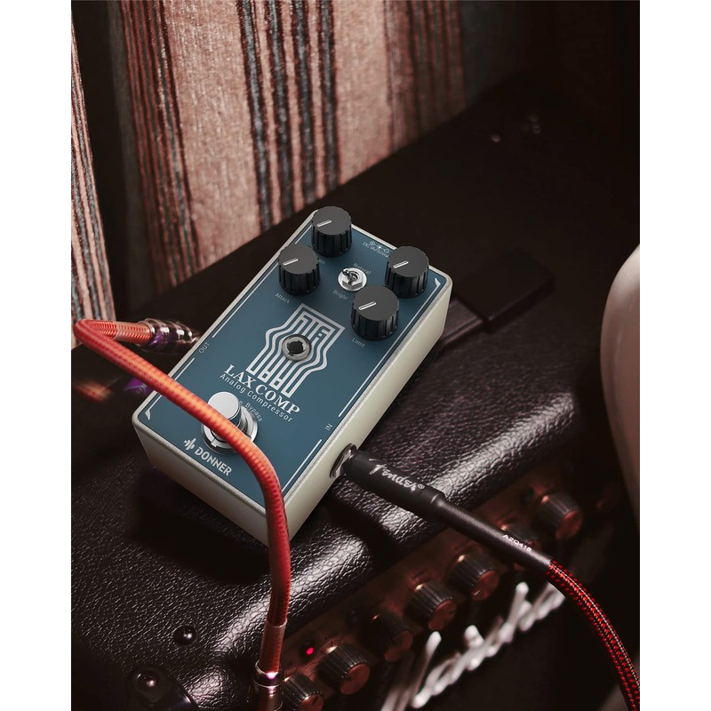 Donner Compressor Effector Compresses Excessive Input Signals & Preserves Original