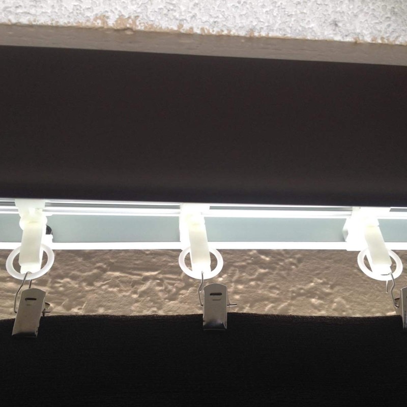 50pcs White Plastic Rings for Roman Shades 5/8"(16mm),Café Curtain Rings