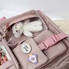 Kawaii Backpack Large Capacity Cute Bear Accessories Backpack for School