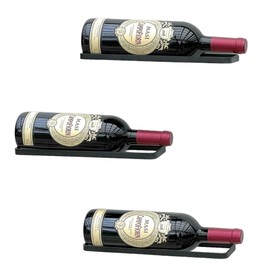 DanDiBo Wine Holder Metal Black Set of 3 Wine Rack Wine Bottles 96419 Holder Wall Shelf Shelf