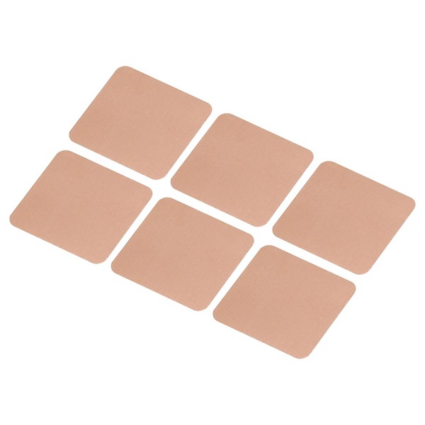sourcing map Heatsink Copper Pad Shim 15mm x 15mm x