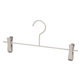 Taya CNB-452F-30-SC Bottom Hanger for Pants, Skirt, Non-slip, Tag, Smart Type, C White Nickel, Set of 5, Hook Fixation
