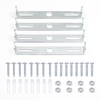 ZOWZEA 4 Packs Universal Light Fixture Mounting Bracket Square Kit,4.1