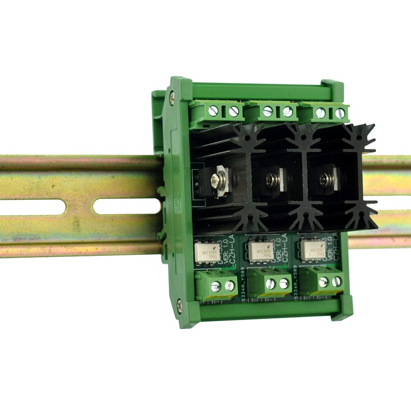 CZH-LABS DIN Rail Mount 8 Amp Solid State Relay SSR