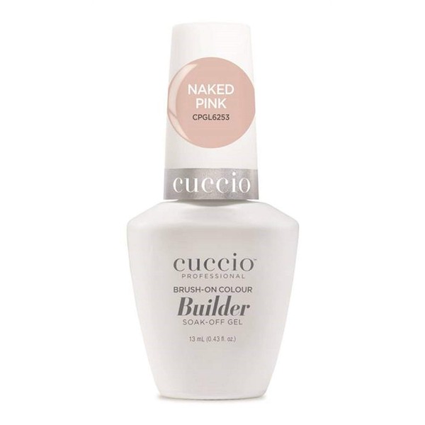 Cuccio Brush on Colour Builder Gel with Calcium LED/UV 13ml Naked Pink