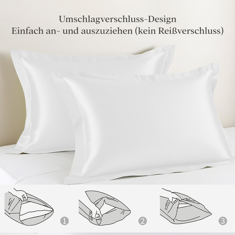 LINENWALAS Bamboo Bed Linen Set, Premium Bamboo Silk Duvet Cover