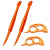 Orange Citrus Peelers Citrus Lemon Citrus Peel Cutter Plastic Easy