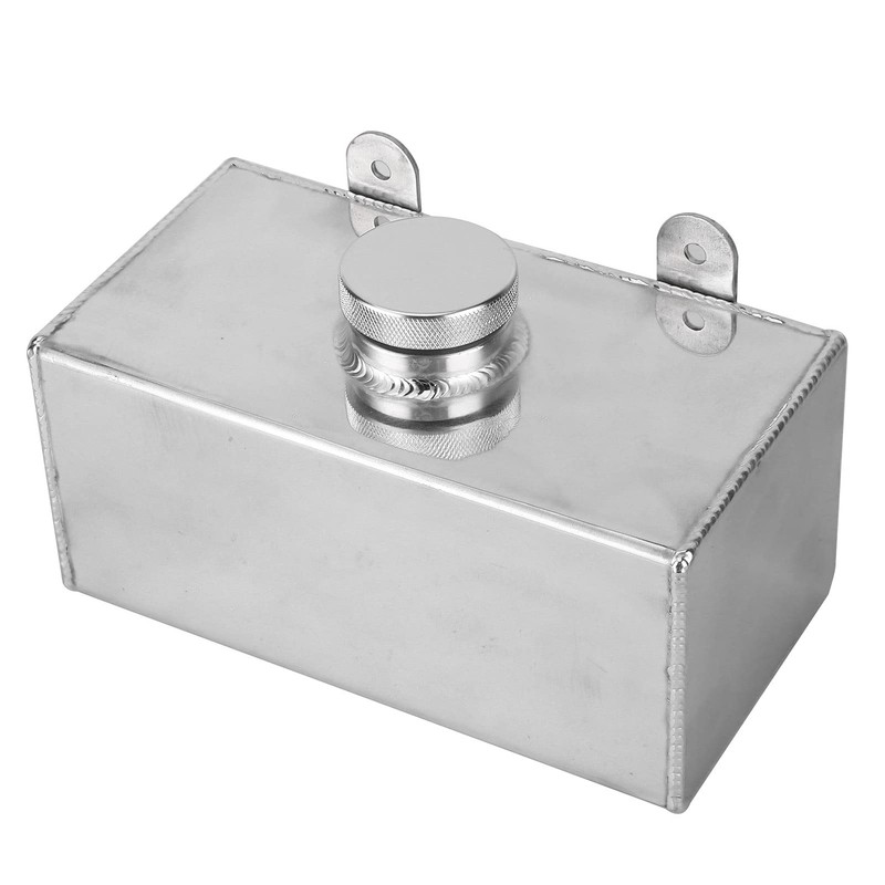 Universal Aluminum Washer Reservoir 2L Aftermarket Replacement Bottle Polished Intercooler