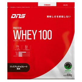 DNS Protein Whey 100 Premium Chocolate Flavor 630g Made in Japan Drink with Water Protein WPC Whey Protein Muscle Training