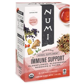 Numi Organic Tea Immune Support, Elderberry Tea (Pack of 3)