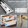 BAIDICE 1 Pair Push to Open Full Extension Drawer Slides