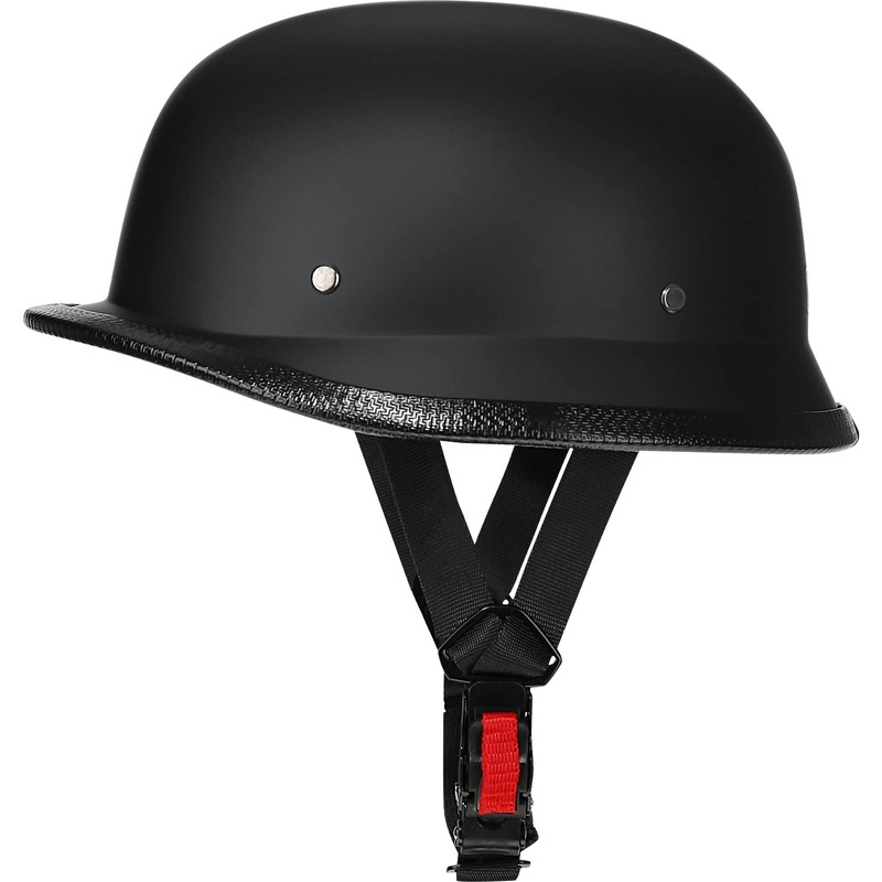 Yesmotor Helmet Half Shell German Motorcycle Helmet with Cycling Glasses