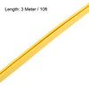 sourcing map Edge Trim U Seal Yellow Rubber Plastic U