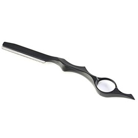 Professional BLACK Feather Cut Hairdressing Razor