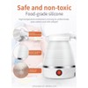Foldable Electric Travel Kettle – Mini Portable Collapsible Water Boiler