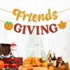Friends Giving Banner, Orange Fall Hanging Streamer for Mantle Harvest
