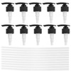 PACKOVE 10Pcs Lotion Dispenser Pump Nozzle Soap Pump for Travel