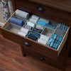 Household Essentials Grey 728-1 Deep 9 Section Drawer Organizer Box