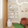 Seocry Nusery Shelves (White, 23 Inches)