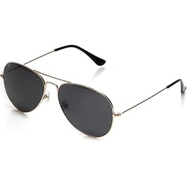ISHEEP Classic Gold HD Nylon Sunglasses for Men Women Vintage Retro Style SIS-21-GD