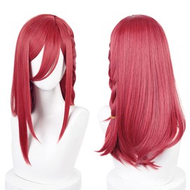 Cat Castle Blue Rock Julienne Leopard Horse Cosplay Wig, Heat Resistant Wig, Anime Costume, Costume Accessories, Parties, Events, Costume, Includes Wig Net