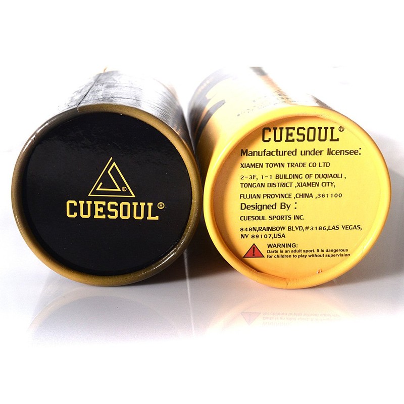 CUESOUL Practice Brass Soft Tip Darts, 12 Darts (0.6 oz