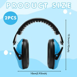 WIYETY Pack of 2 Children's Ear Protections: Noise Protection Headphones Children, Ear Muffs Child with SNR 26 dB Hearing Protection, Baby Headphones Noise Protection, Good Sound Insulation, with