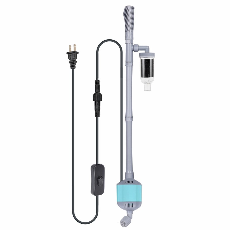 hygger Electric Aquarium Vacuum Gravel Cleaner Kit Adjustable Automatic