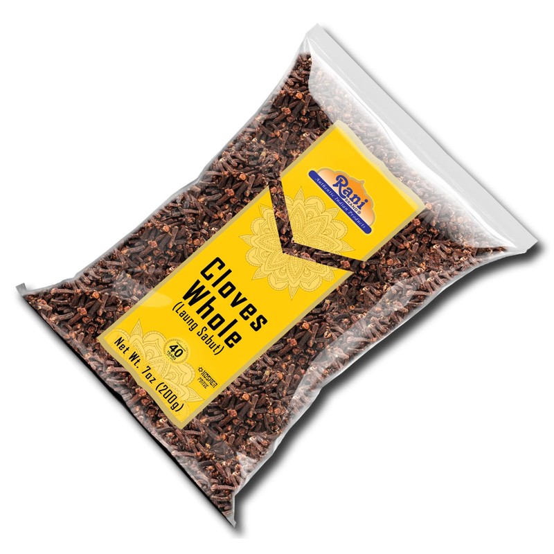 Rani Cloves Whole (Laung) 7oz (200g) Great for Food, Tea,