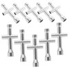 WOONEKY 10pcs Cross Spanner Sleeve Compact Repair Tool for Nuts