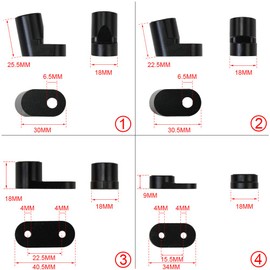 PQY - Kit de extensor de alerón trasero tipo atornillable compatible con Ford Focus ST 4Dr Hatchback 2014 2015 2016 2017 2018, color negro