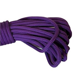 Yacht Braid Polyester Rope 9/16 inch, Purple (50)