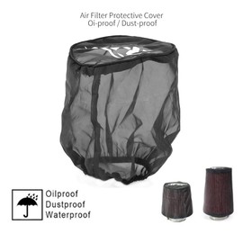 Cubierta Protectora del Filtro de Aire, Cubierta Protectora Universal del Filtro de Aire de Primera Calidad A Prueba de Polvo para Filtros de Entrada de Aire de Alto Flujo Negro(small)
