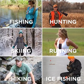 Rooster Wrap Blue - Retractable Cell Phone Holder - Mobile Phone Chest Mount - Universal Cell Phone Accessory - Smart Phone Harness - Body Lanyard