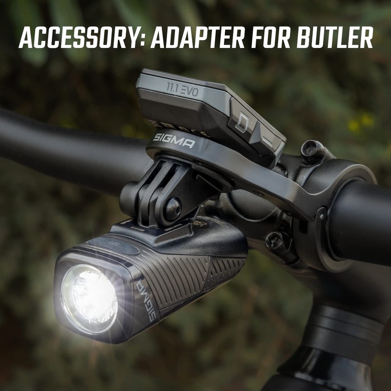 Sigma Buster 400 TR.RL 80 LED USB Headlight Set, Black,