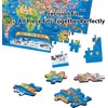 Educational & Learning World Map Jigsaw Puzzle, 200 Piece Geography
