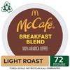 McCafé Breakfast Blend, Keurig Single Serve K-Cup Pods, Light Roast