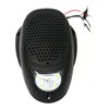 Black 3" Water Resistant Surface Mount Satellite Speaker White LED