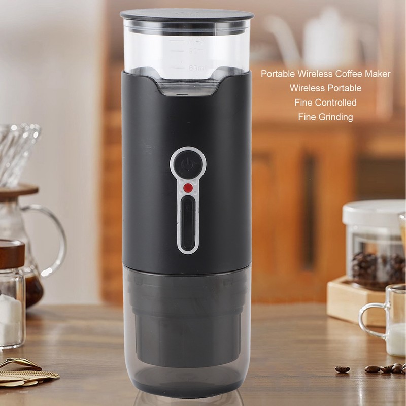 Rechargeable Mini Coffee Machine Automatic 15 Bar Pressure Electric USB