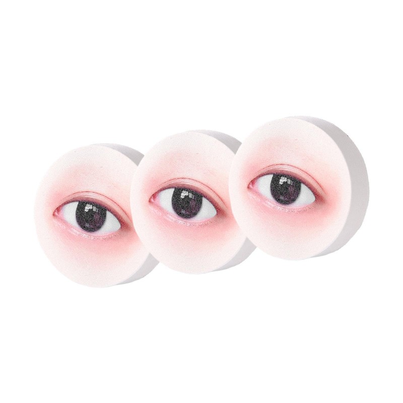 Harilla Eyelash Sponge for Practice Cosmetic Make-Up Sponge Eyelashes Tools